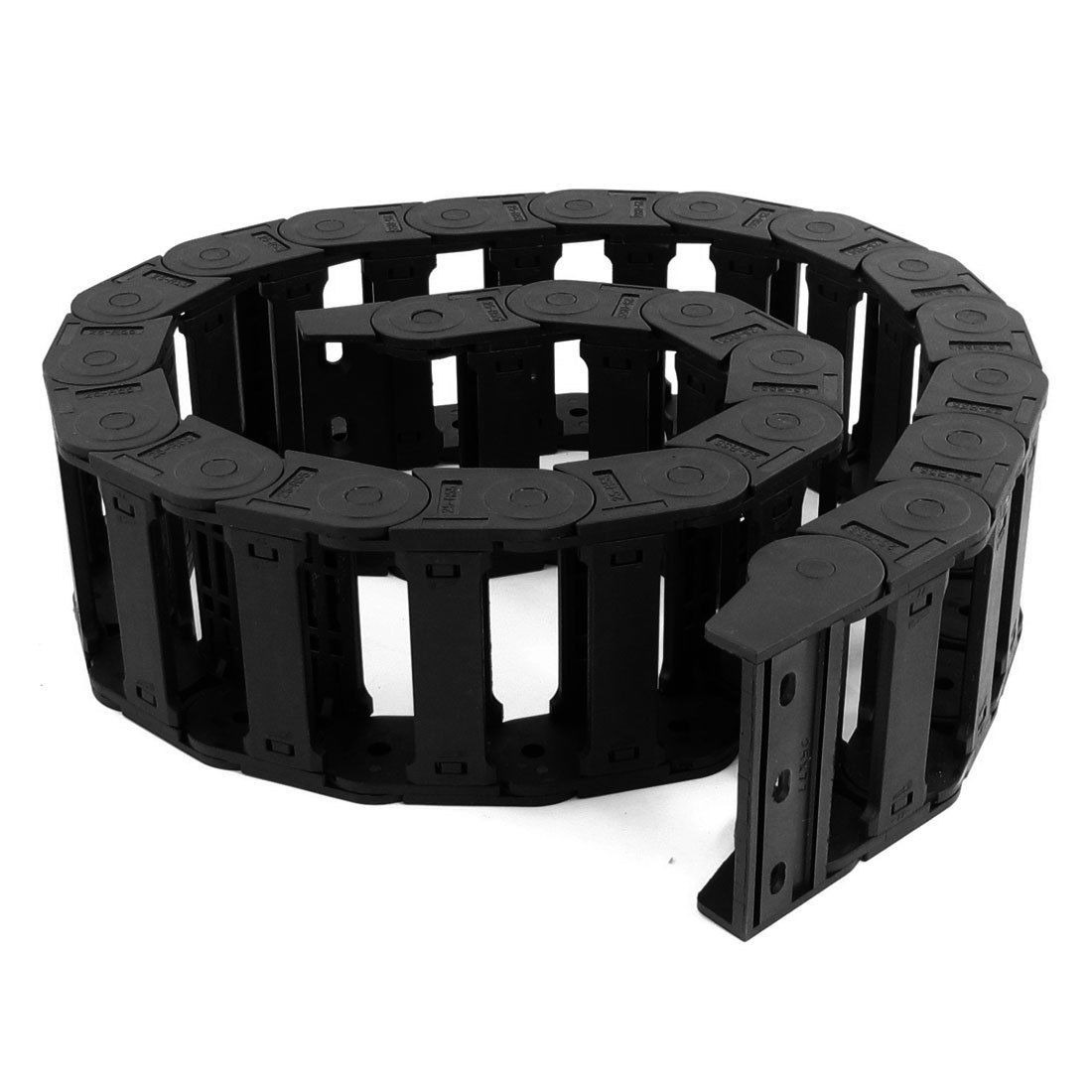 113cm Long Black Cable Wire Carrier Drag Chain Nested 25mm x 77mm