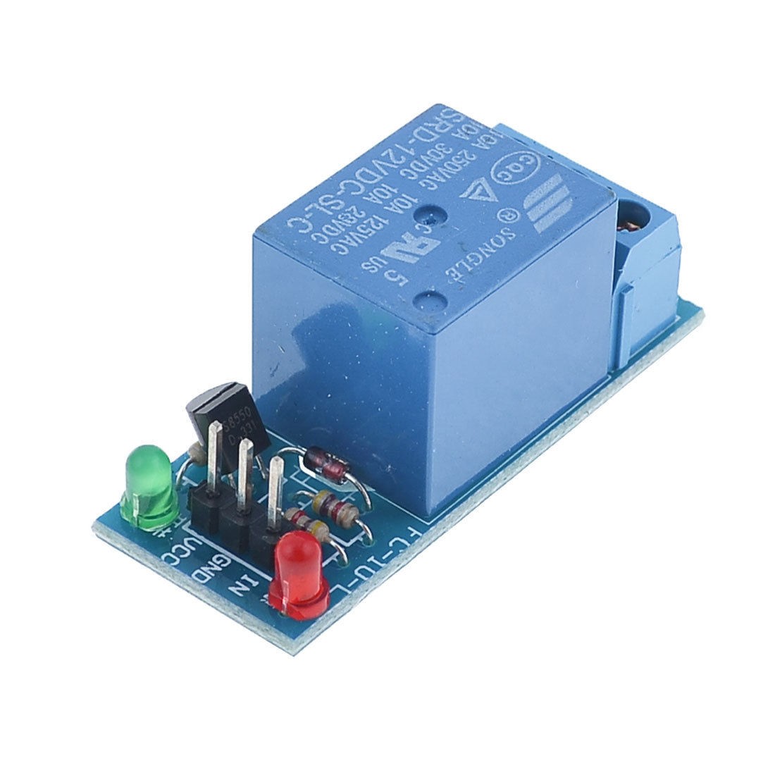12V 1 Channel 10A Low Level Trigger Relay Module for TTL PIC AVR DSP