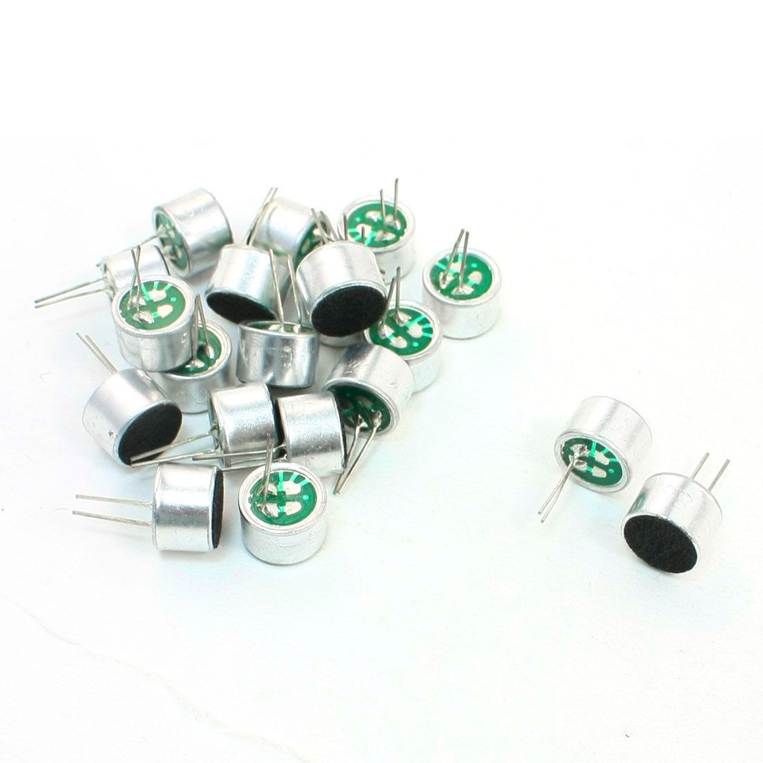 Aluminum Housing Stereo 46dB Full-Direction<wbr/>al Electret Microphone 20Pcs