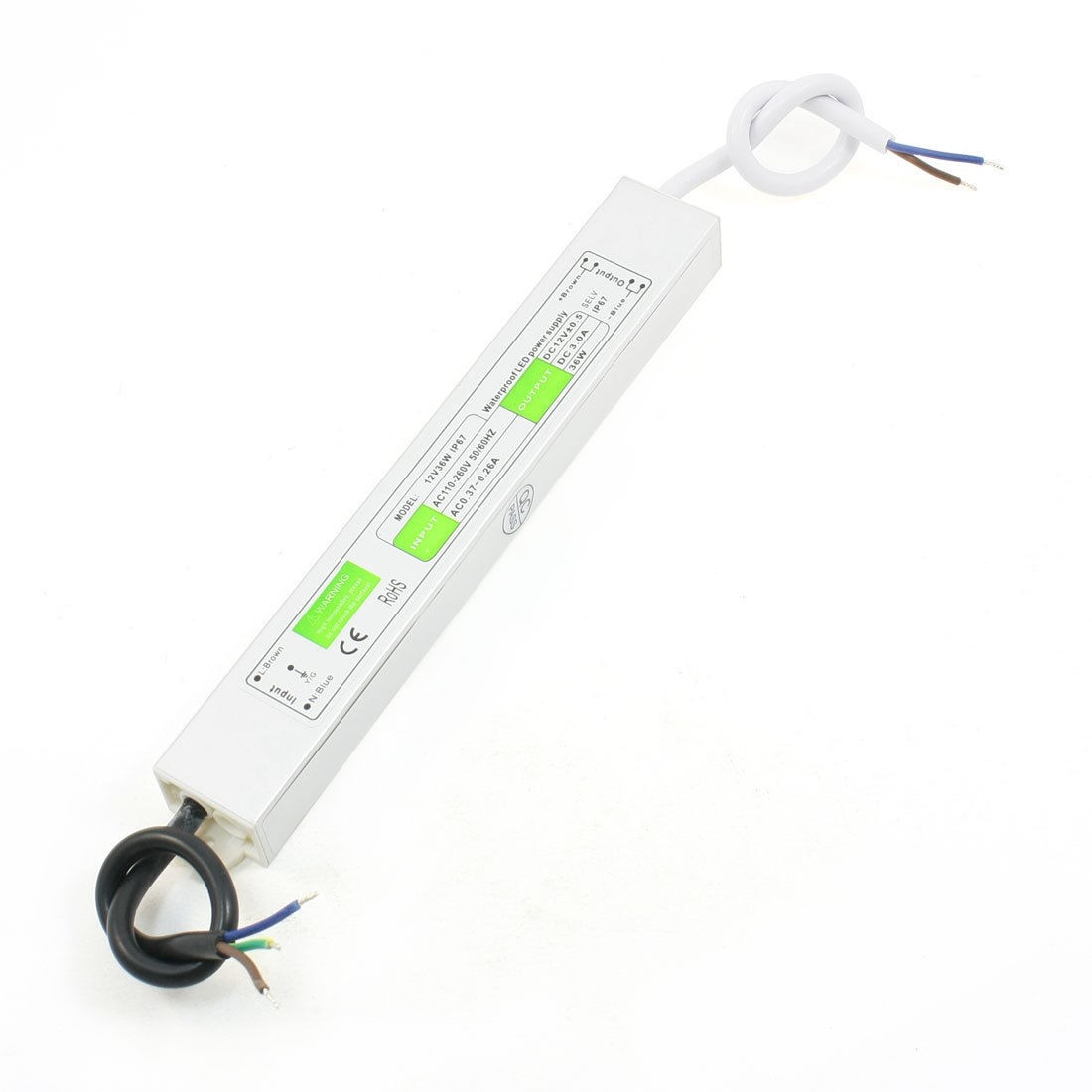 110-260VAC 0.37-0.26A Waterproof 36W Drive Power Supply for LED Light