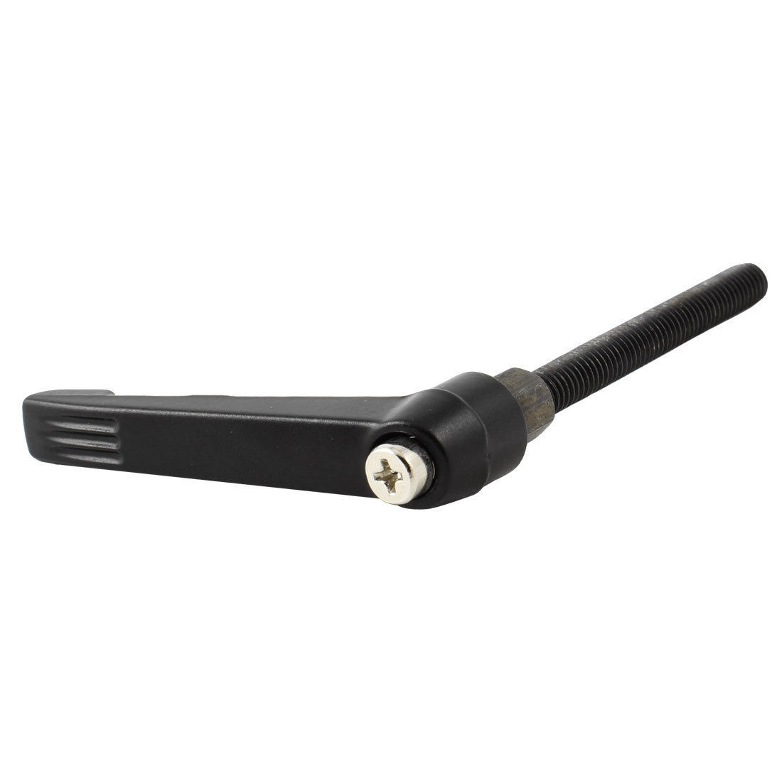 6mm x 50mm Thread Metal Adjustable Fixing Knob Handles Lever Black