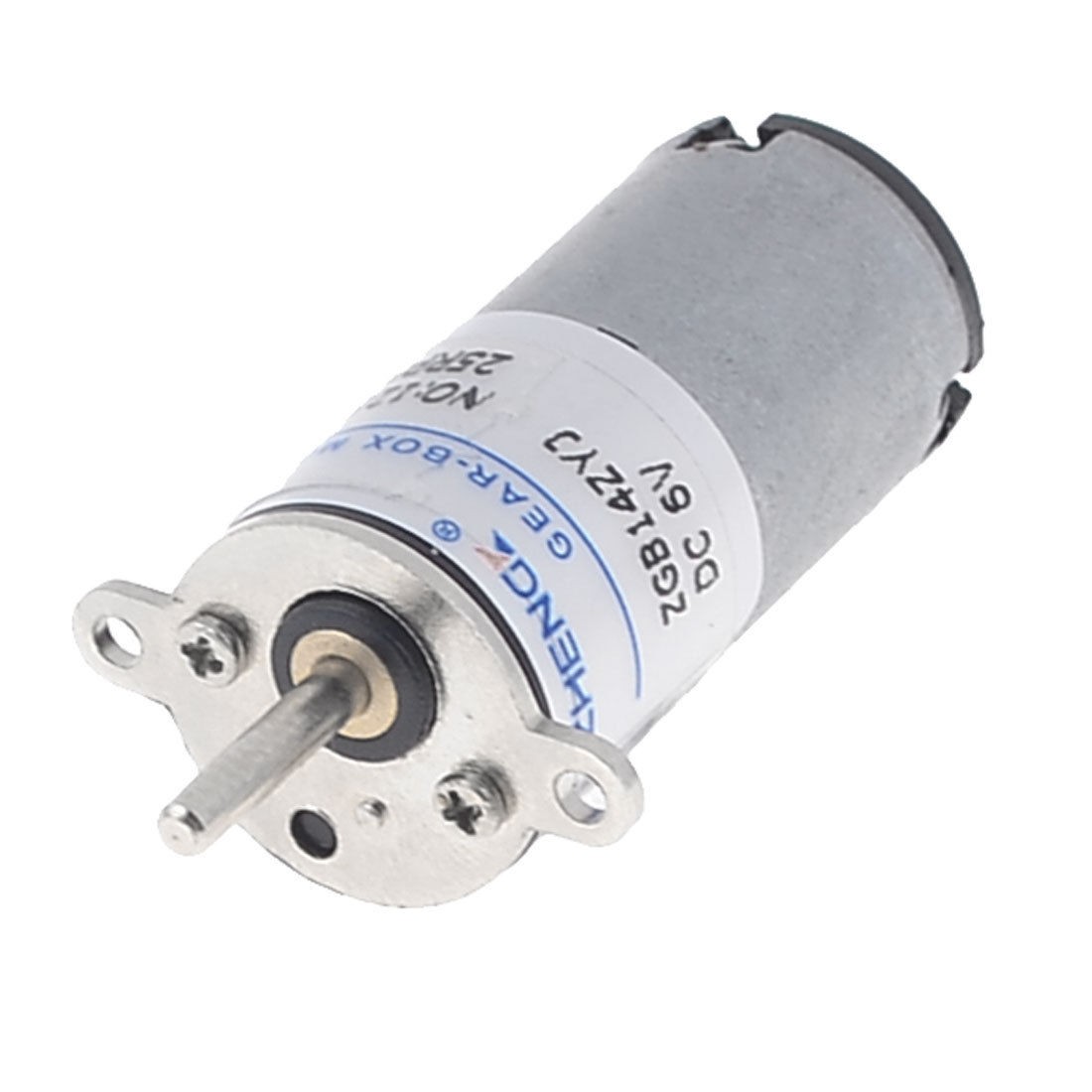 DC 6V 25RPM 2 Pins Terminals Geared Box Motor ZGB14ZY