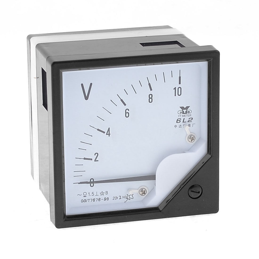0-10VAC Analogue Dial Ammeter Current Panel Meter 6L2-V
