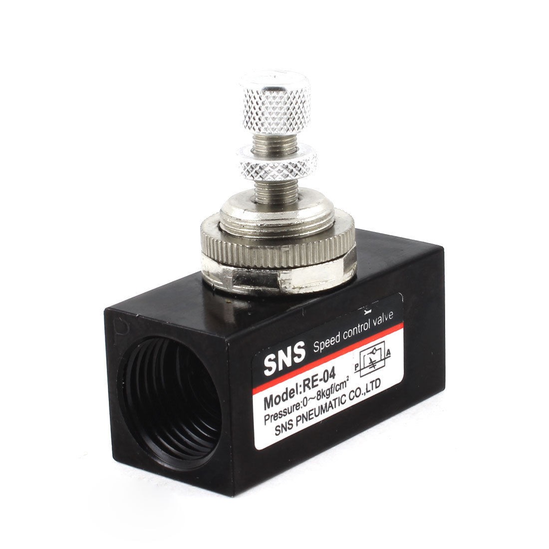 18 8mm Thread Pipe Bore Air Regulator Flow Speed Valve re 04