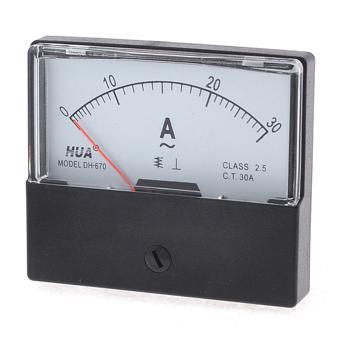 Measuring Tool AC 0-30A Current Rectangle Panel Analog Ammeter