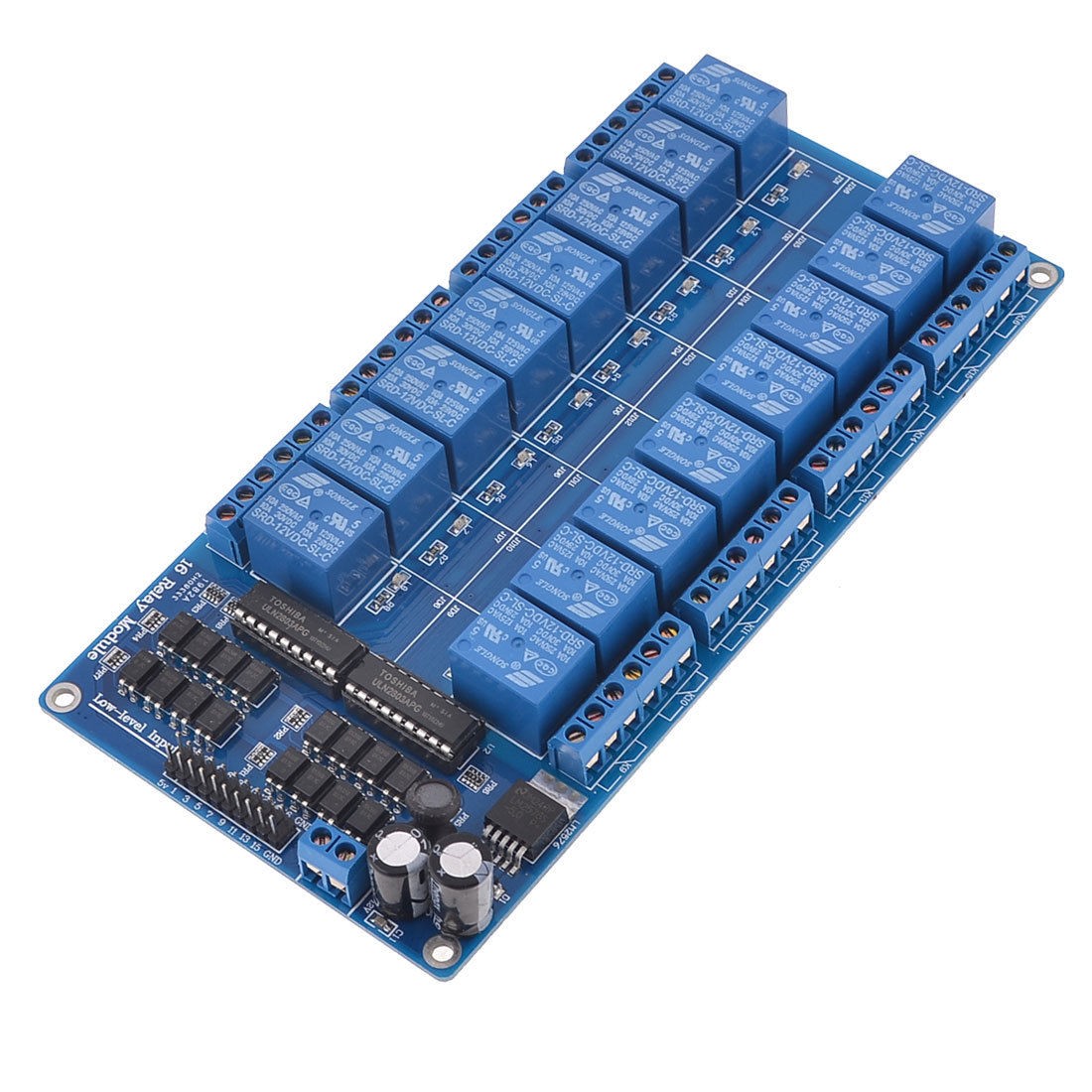 16-CH 12V Relay Module Board w Power LM2576 Optocoupler Protection