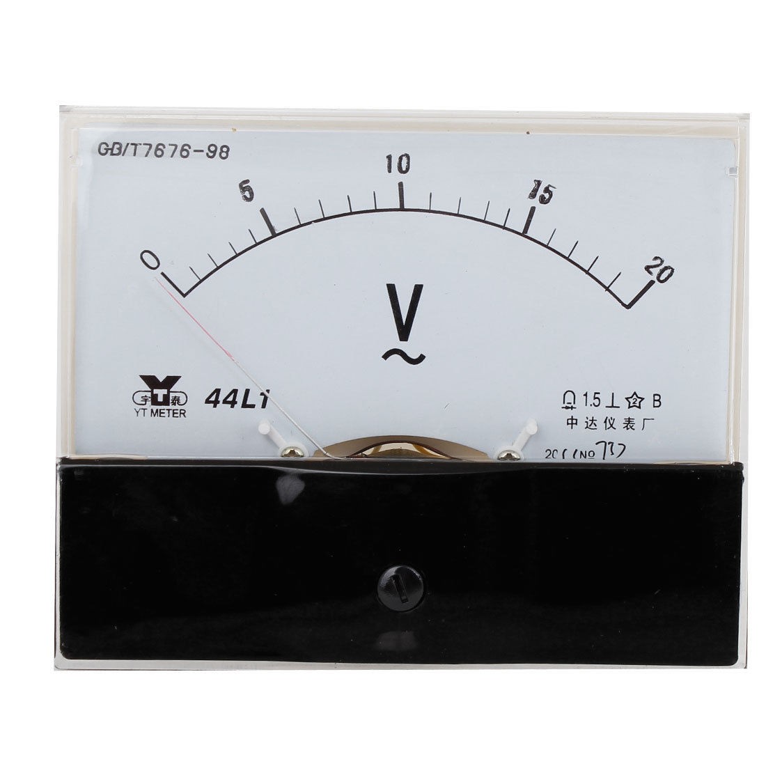 Class 1.5 Accuracy AC 0-20V Analog Voltage Panel Meter Gauge
