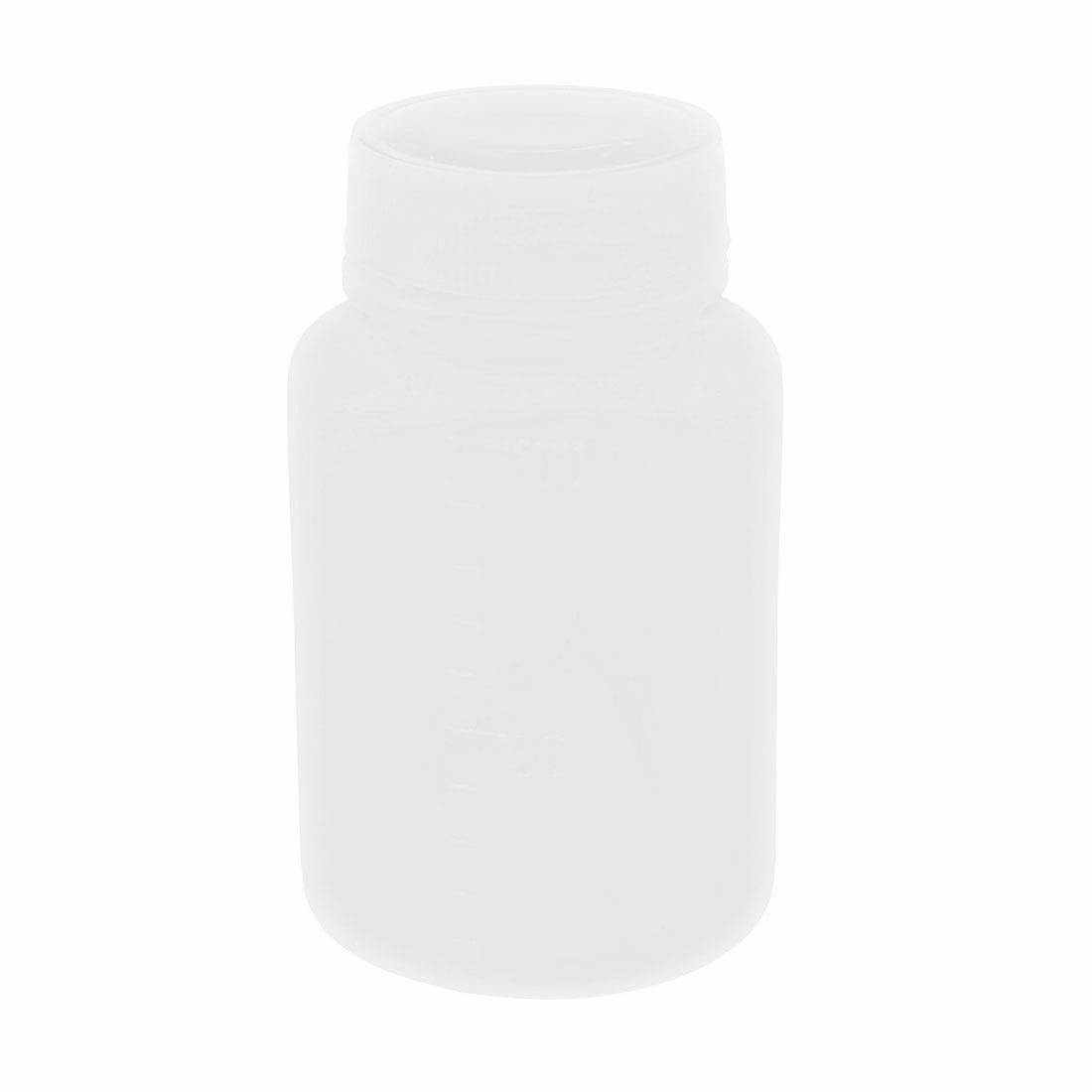 100ml White Plastic Cylinder Shaped Chemical Reagent Bottle