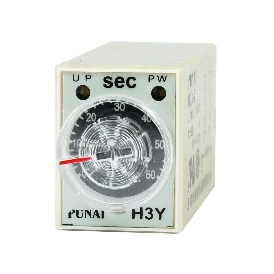 DC24V DPDT Knob Control 60s Seconds Time Delay Relay H3Y-2 8 Pin