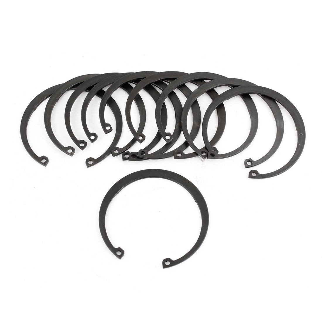 10 Pcs 1.8mm Thickness Circle Metal Internal Retaining Snap Rings