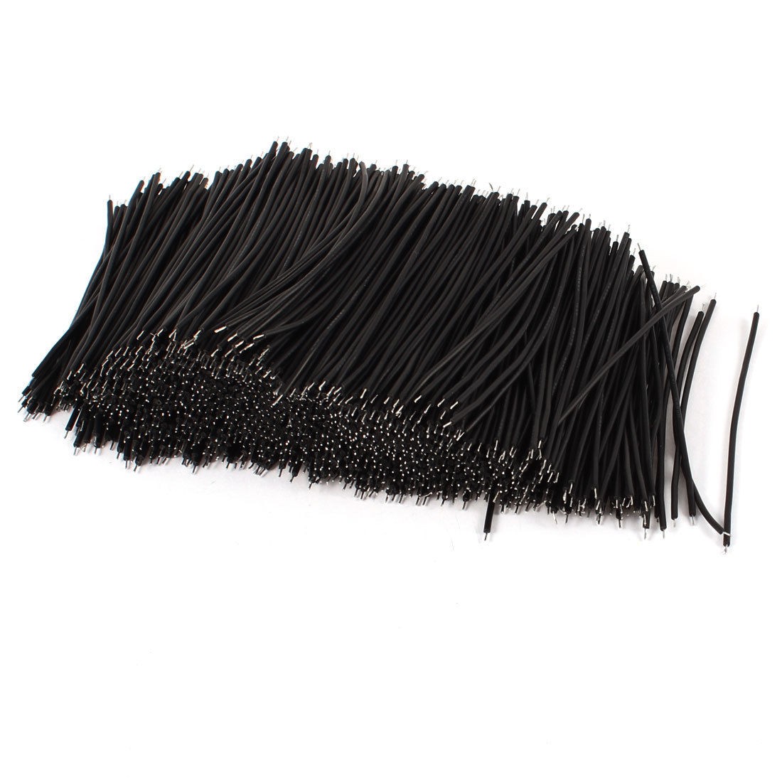 1000 Pcs Black PVC Tin Plated Copper 0.3x70mm 26AWG Wire Brushless Motor Cable