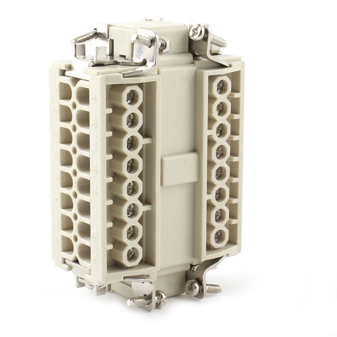 Cable Entry 16 Pin Male to Female Industrial Connector AC 500V 16A 6KV