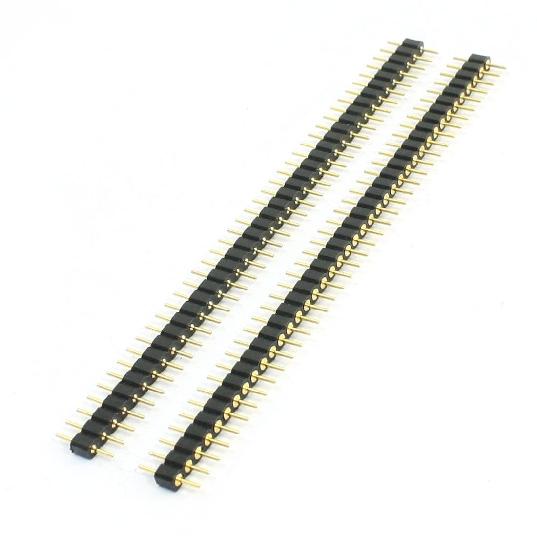 2 54mm Pitch Straight Single Row Header Connector 1x40 Pins 2pcs