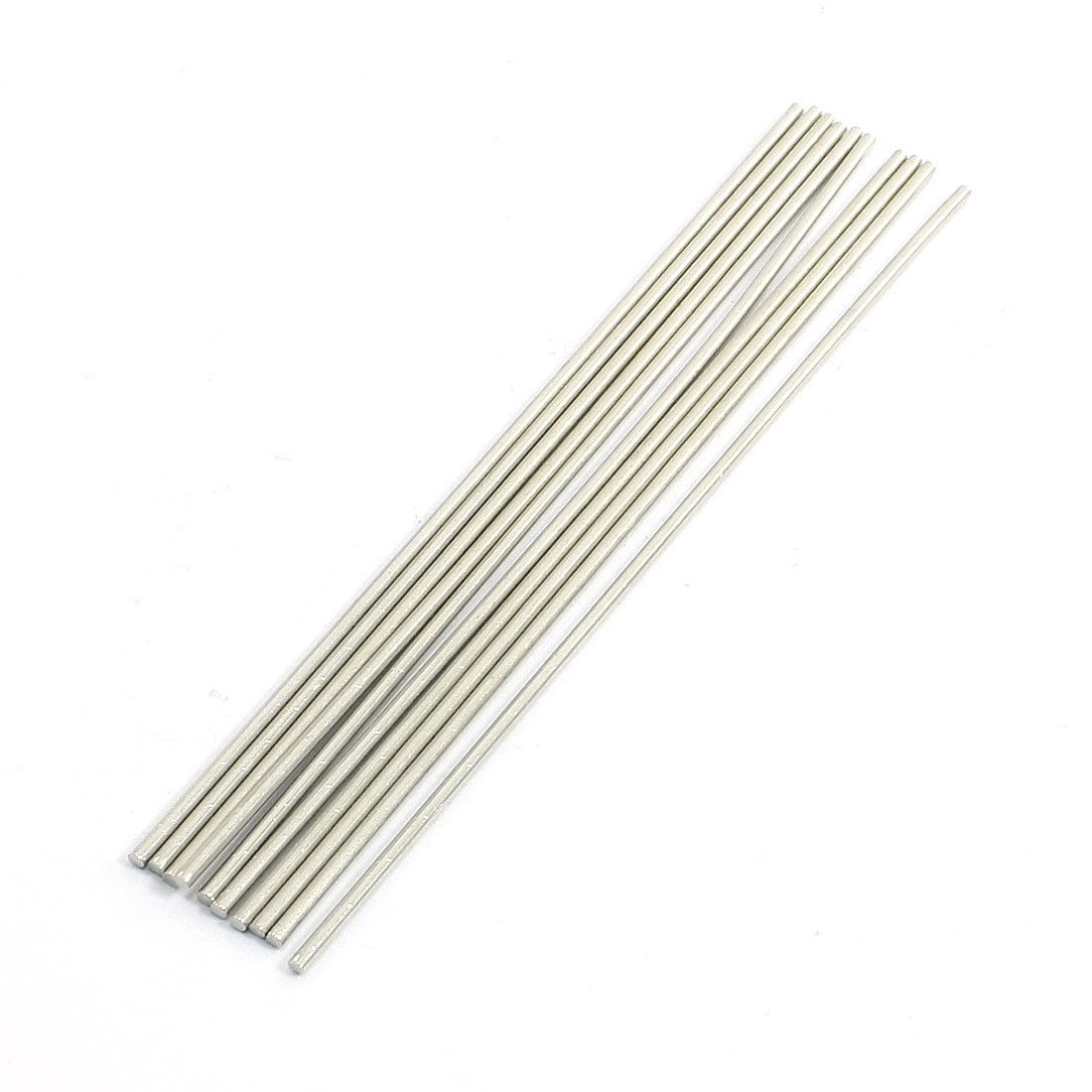 10Pcs Silver Tone Stainless Steel Machinery Transmission Axles 150x2mm