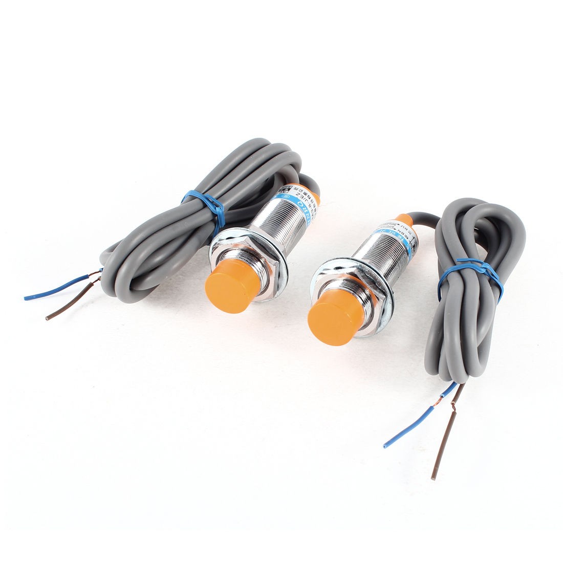 2 Pcs 8mm Inductive Proximity Sensor Switch 90-250VAC 400mA LJ18A3-8-J/EZ