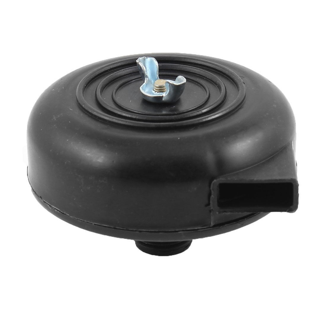 Black Plastic 20mm Male Threaded Exhaust Filter Muffler for Air Compressor