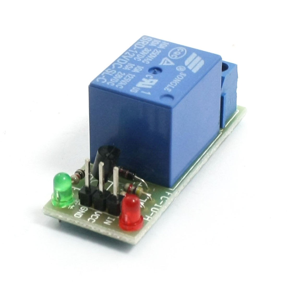 Microcontrolle<wbr/>r DC 12V 1 Channel High Level Triger Relay Module