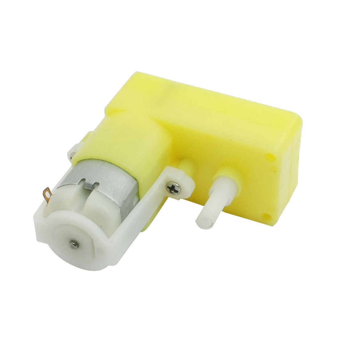 T Design Yellow Housing Biaxial Shaft DC3V 50RPM 110mA Geared Motor
