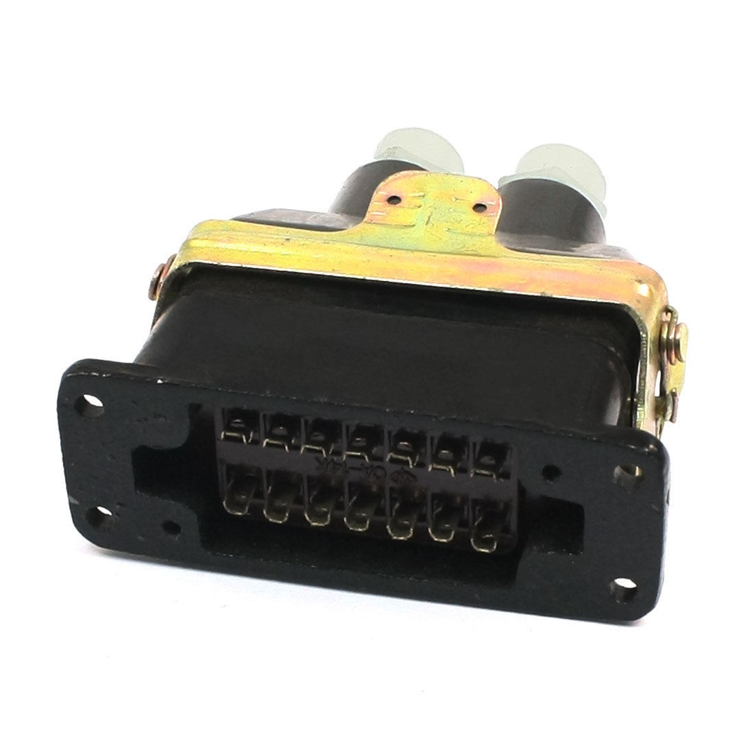 AC 400V 6A Flange Mount Electric Aviation Connector Plug CA14JZ2 Ka