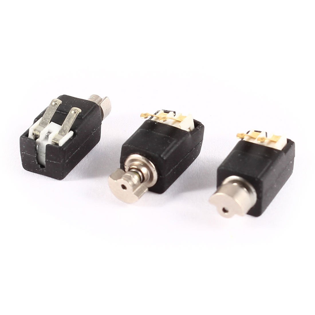 5.0mm x 5.2mm x 8.2mm Black DC 3V 2000RPM Mini Micro Vibration Motor 3 Pcs