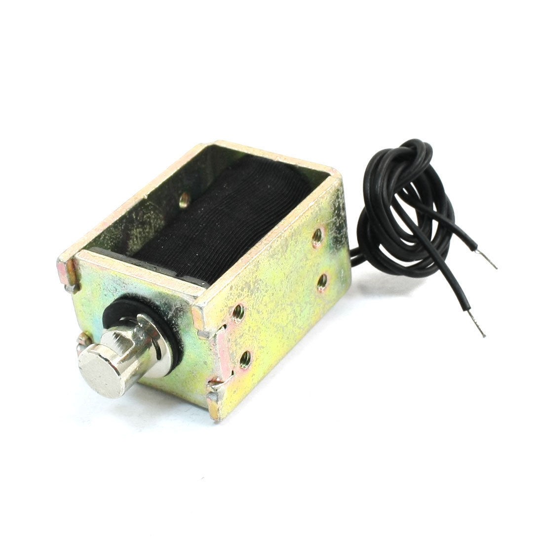 24V 7.7mm 80g 0.18lb Force Open Frame Magnet Electromagnet Solenoid