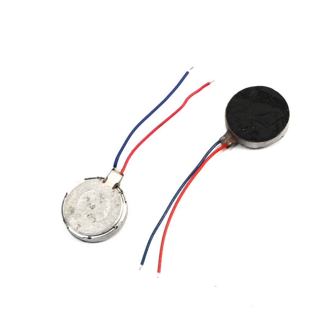2pcs Phone Smartphone Dual Wire Round Head Flat Motor 12 x 3mm DC 3V