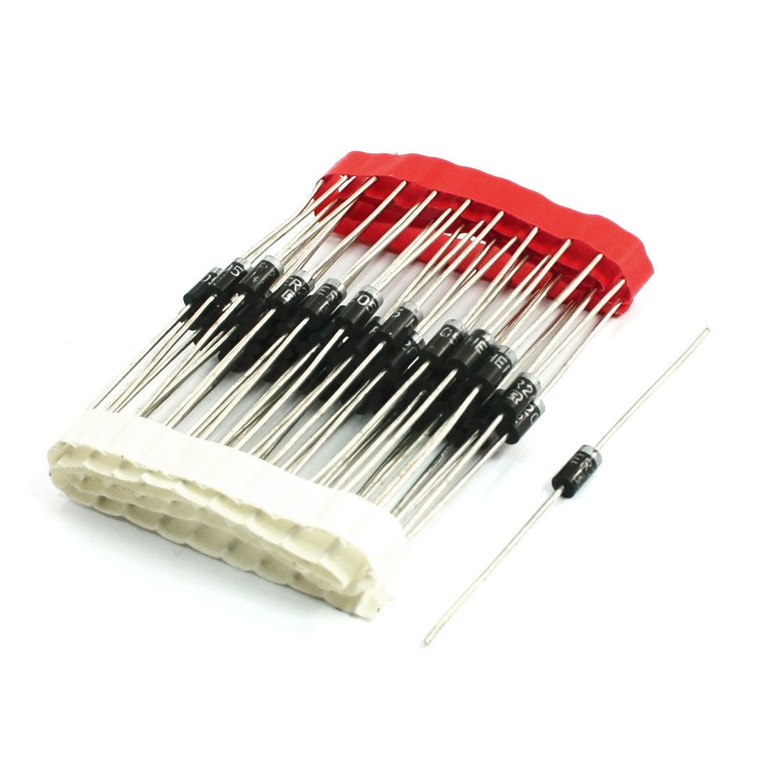 50Pcs 2A 500V High Voltage Polarized Fast Rectifier Diodes HER205