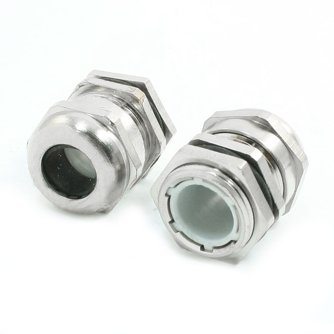 2pcs 1/2"PT Threaded PG13.5 8-13mm Water Proof Cable Gland Connector