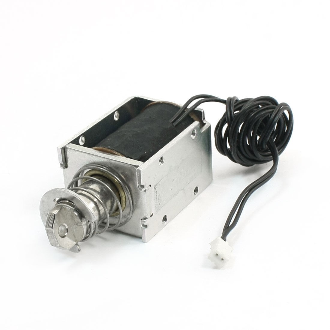 1mm 2900g Spring Plunger Pull Type Electromagnet Solenoid DC 24V 45W