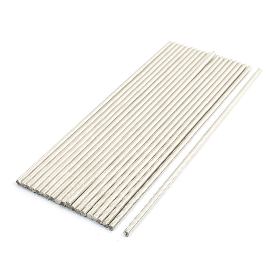 20pcs 150mm x 3mm RC Camper Model Parts Stainless Steel Round Axles