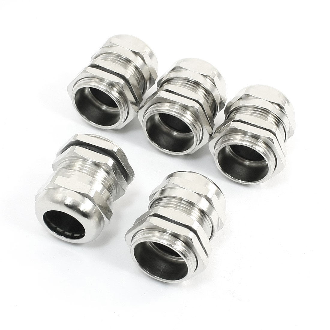 5pcs Stainless Steel Waterproof Cable Gland Connector Fastener M22x1.5