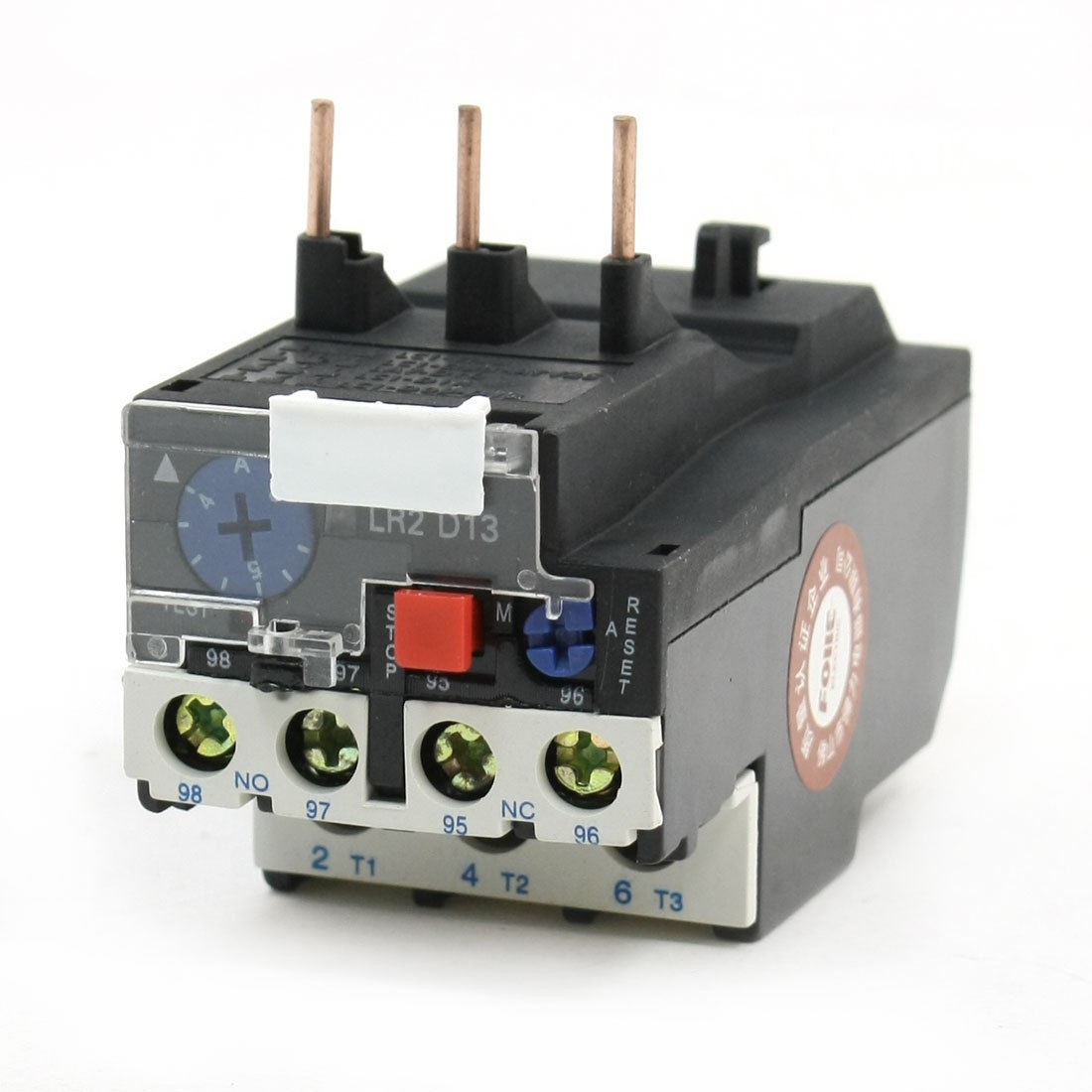 1NO 1NC 3 Pole 3 Phase 4-6A Adjustable Thermal Overload Relay FR2-25