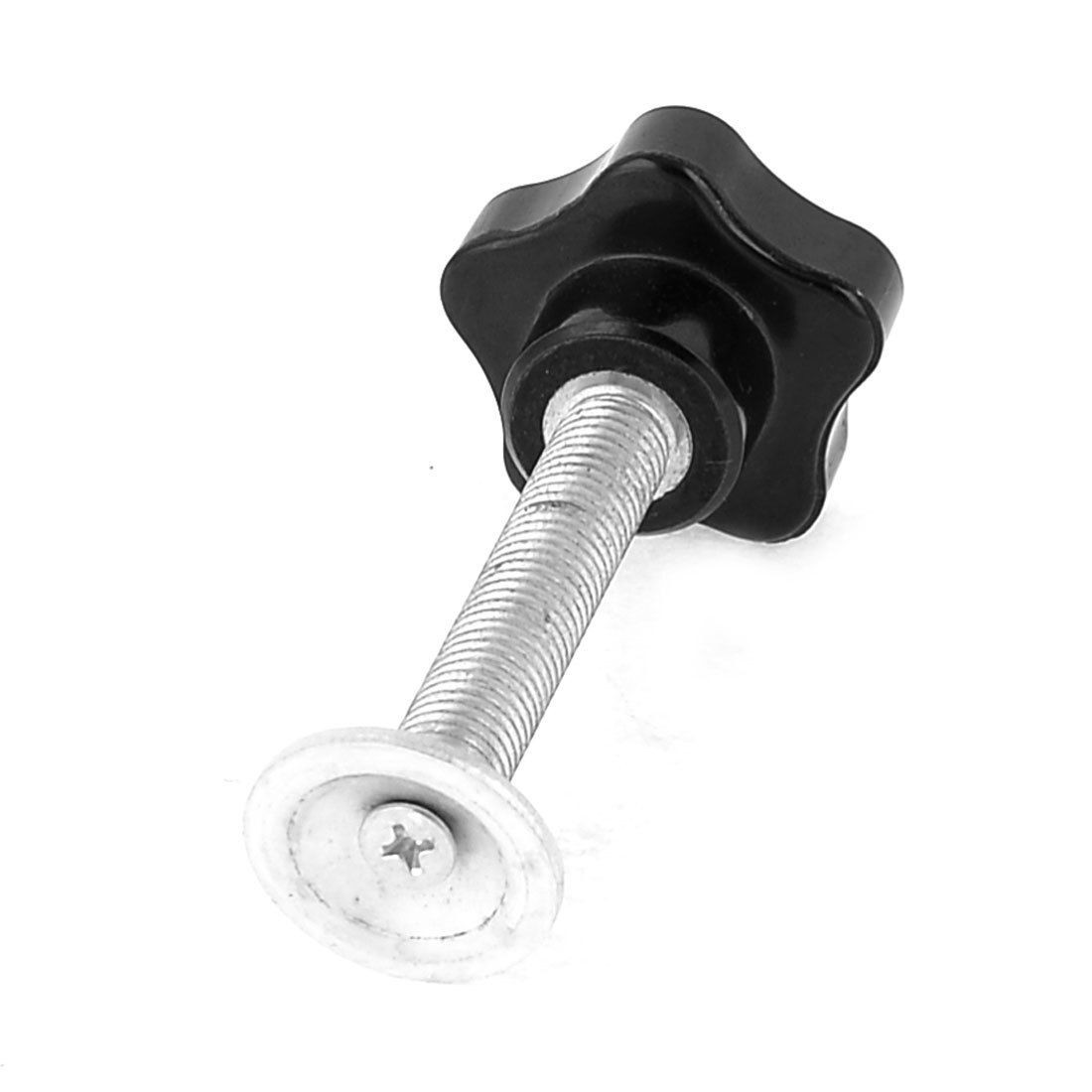 M10 x 60mm Male Thread Plastic Star Head Clamping Knob Grip