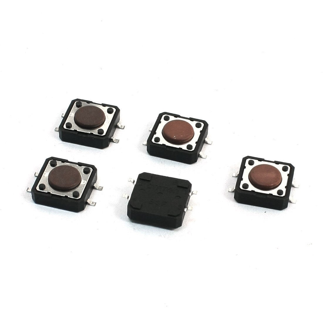 5 Pcs 4Pin SMT SMD Momentary Control Tactile Tact Push Button Switches