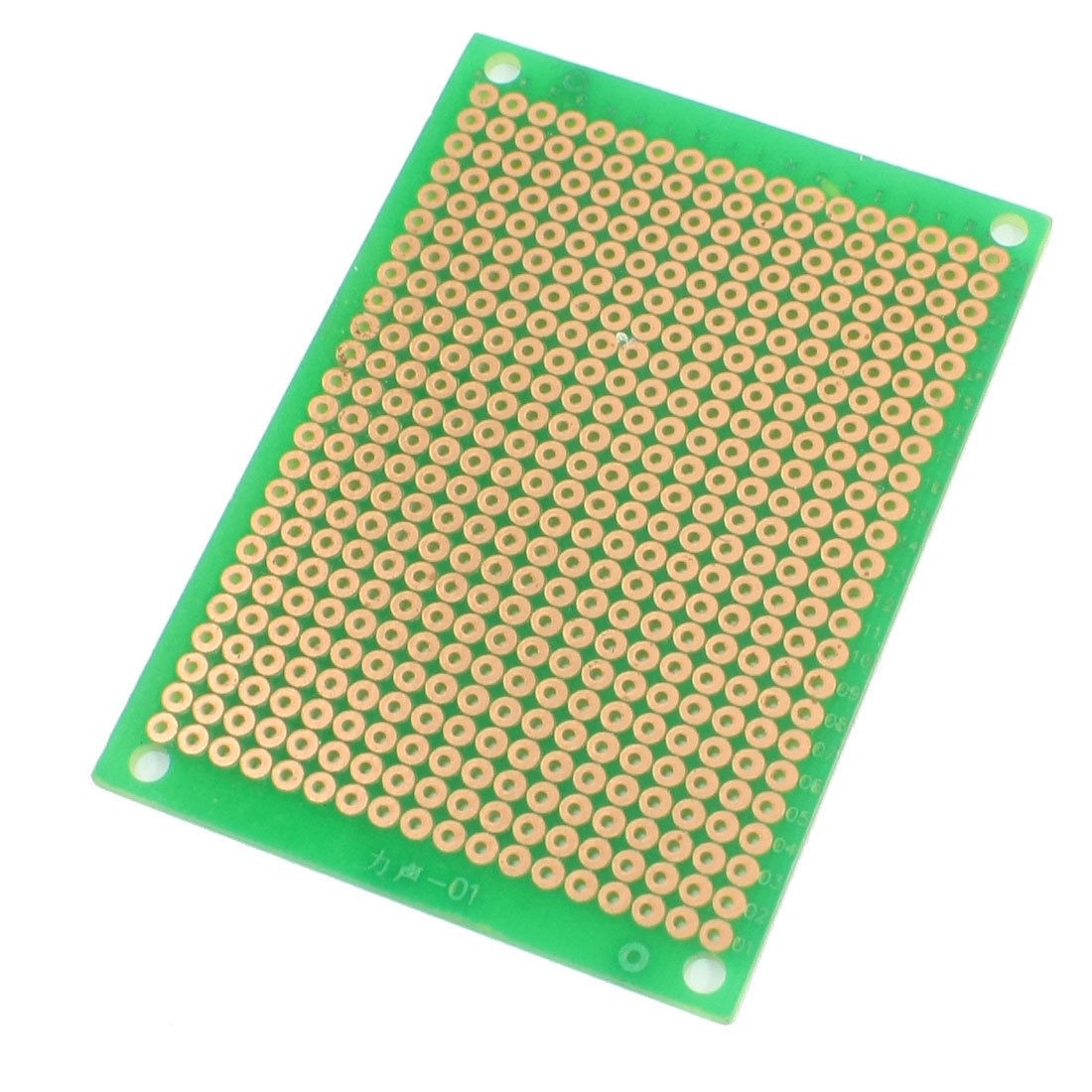 Green 2.54mm Pitch PCB Board Copper Prototype Breadboard 1Side 50x70mm