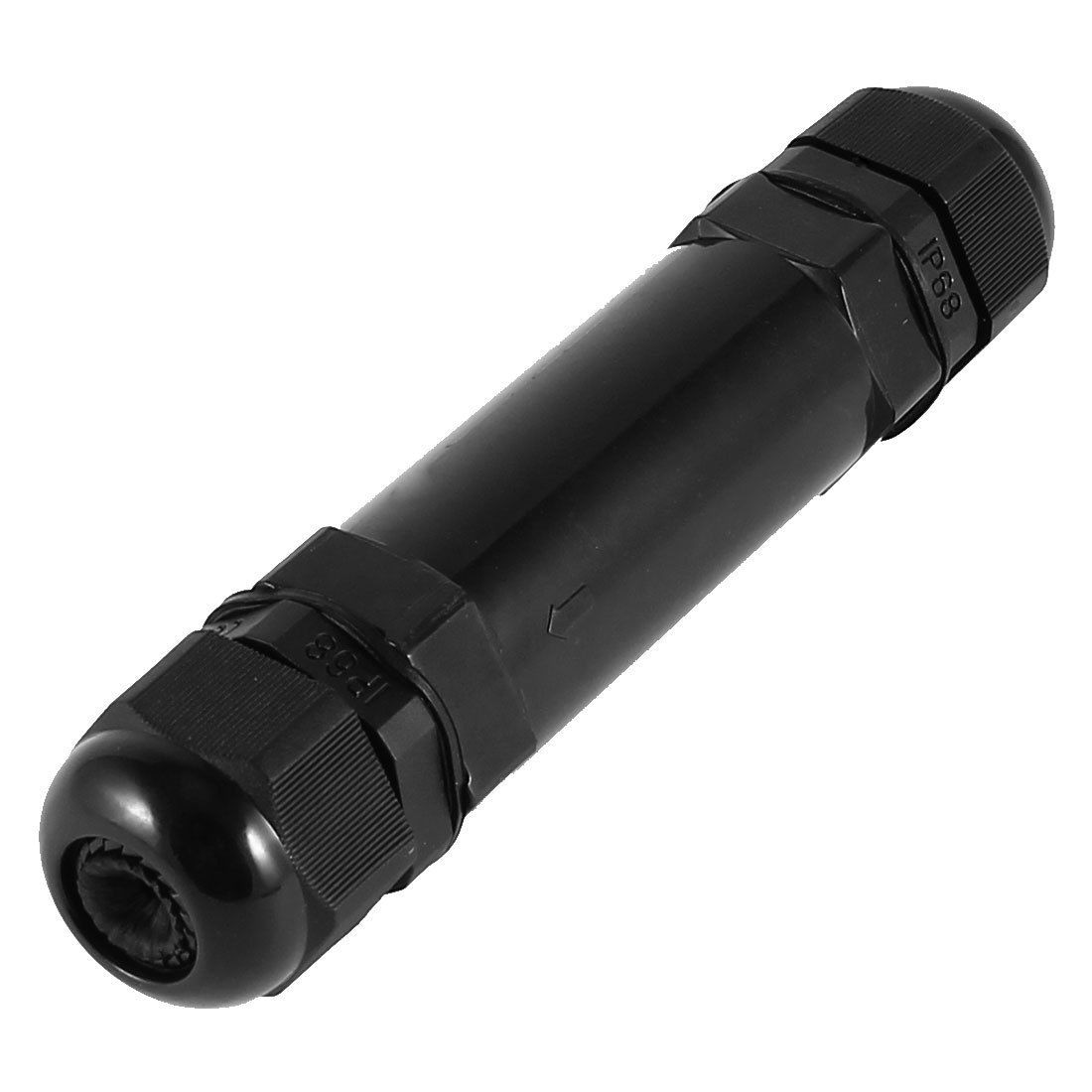 16-18mm Cables Protector Waterproof IP68 Black Plastic Gland Connector