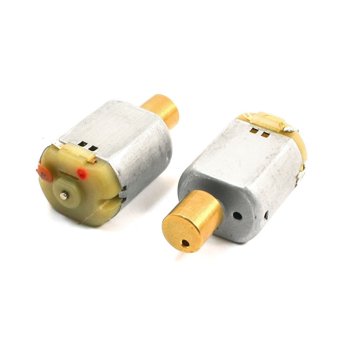 2Pcs Magnetic Micro DC Vibration Motor 2 Pin Terminals 3.6V 6100RPM