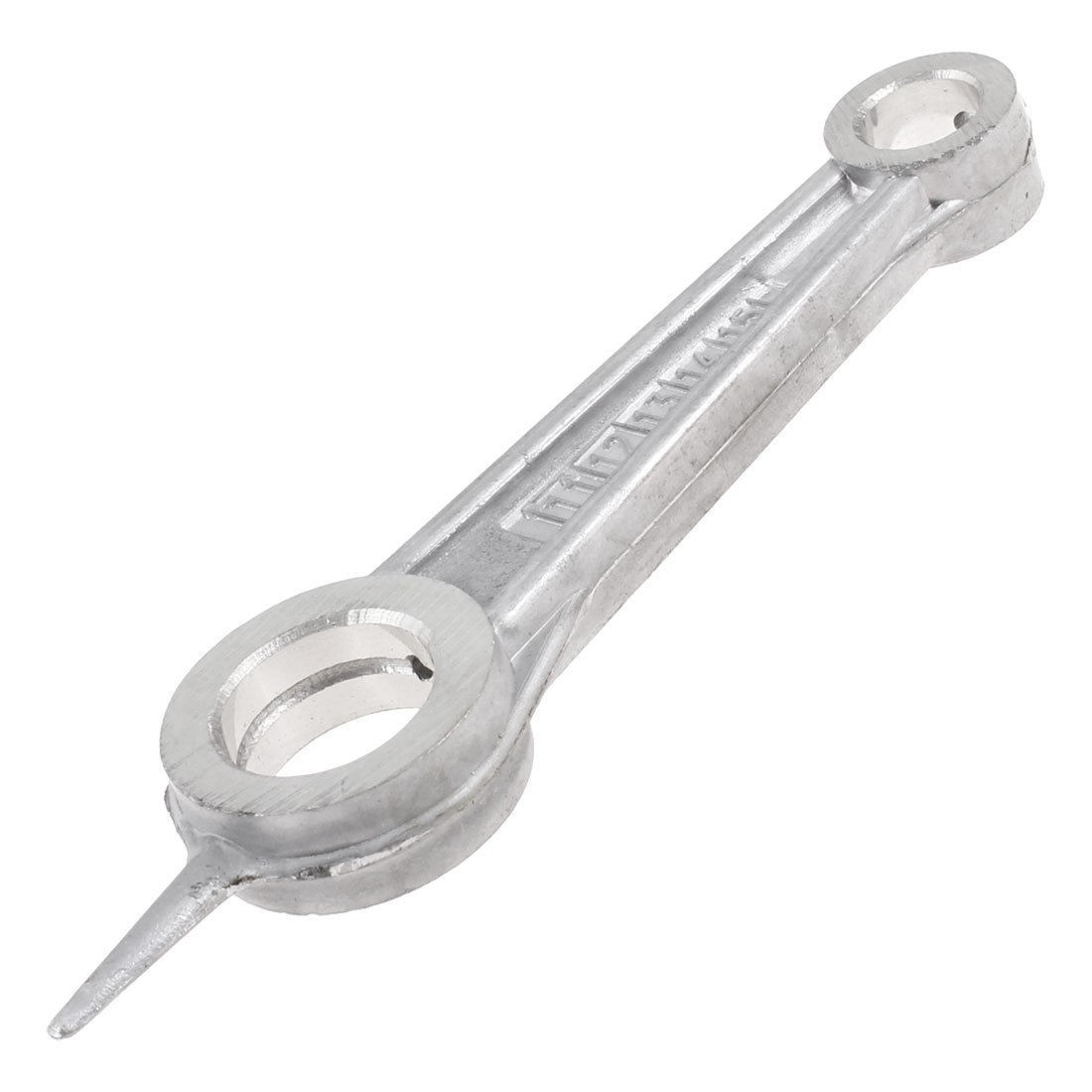 Silver Tone Aluminum Alloy Air Compressor Connecting Rod 12mm x 20mm x 74mm