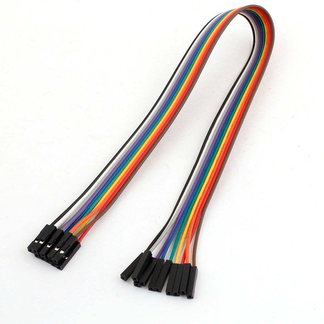 Colorful 10 Pins F/F Female to Female Wire Jumper Cable Line Connector