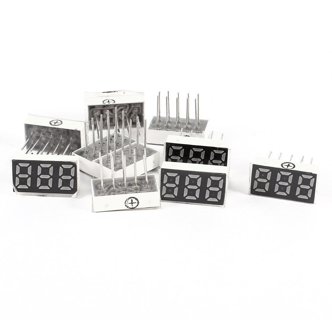 10 Pcs Red LED Numeric 10 Pin DIP 1Bit 1-Digit Common Anode Digital Tube 0.24"