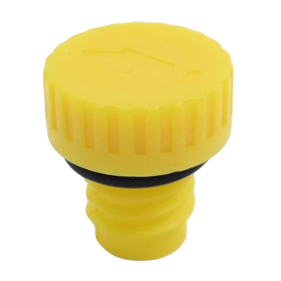 Rubber Gasket Yellow 1/2" Male Thread Diameter Oil Plug for Air Compressor