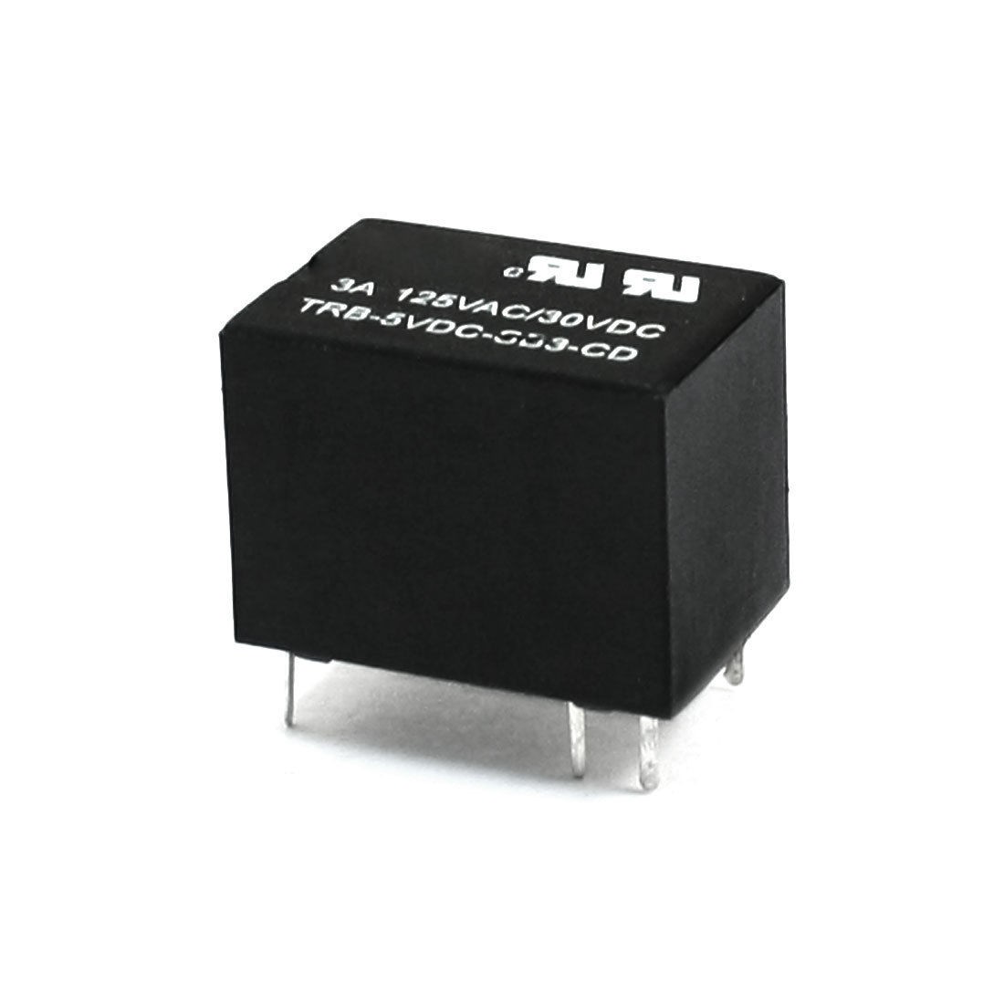 SPDT 6 Pins PCB General Purpose Mini Power Relay 5VDC Coil Volt