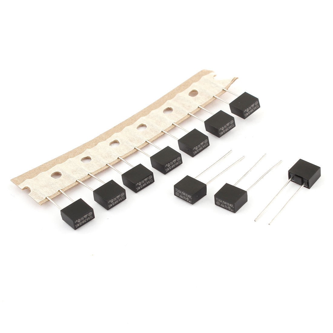 10 Pcs 250VAC 3.15A DIP Mounted Slow Blow Type Miniature Micro Fuses