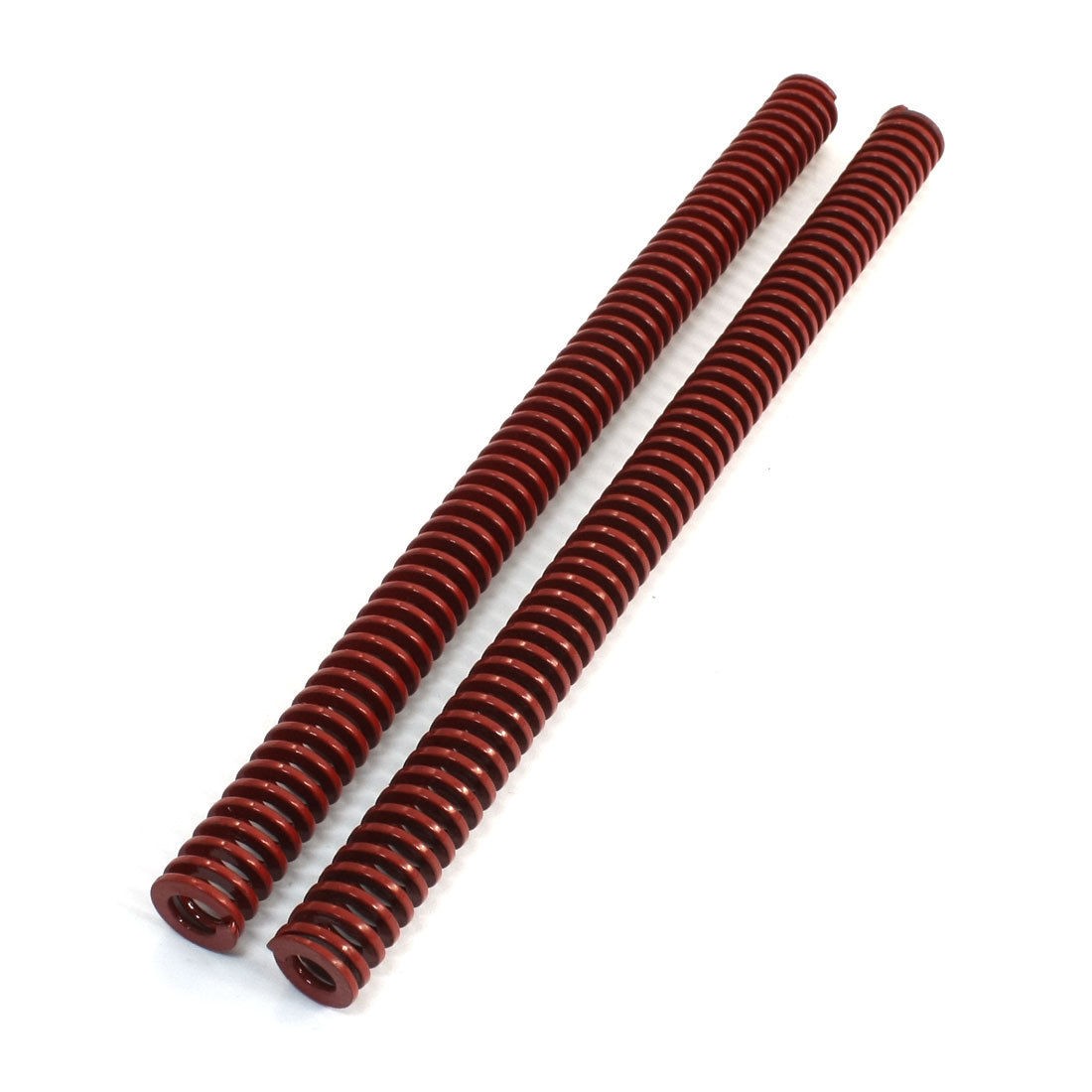 20mm x 10.5mm x 300mm US Standard Red Chromium Alloy Compression Spring 2 Pcs
