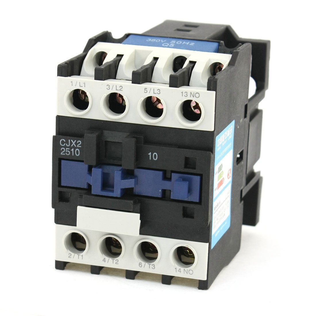 CJX2-25 Motor Control 3 Poles 1 NO Coil Volt 380V AC Contactor