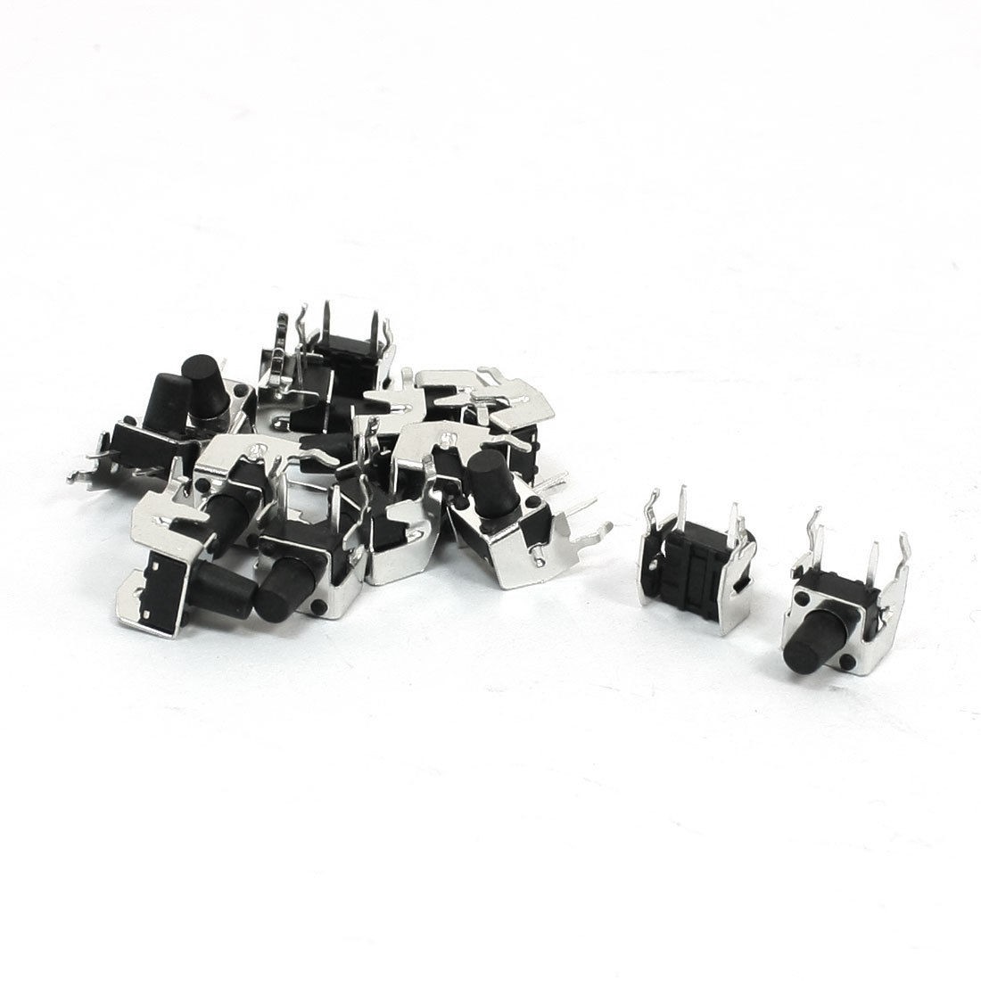 15pcs Electronic 2 Terminals Momentary Contact Micro Push Button Switches