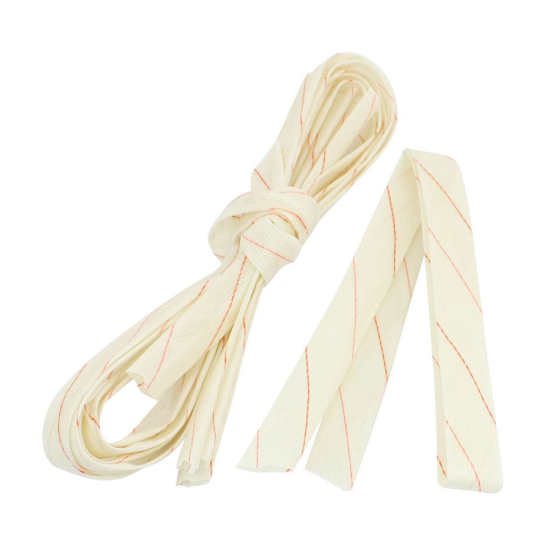 Pipe Protector 16mm Inner Dia Insulation PVC Fiberglass Sleeving 82cm 6Pcs