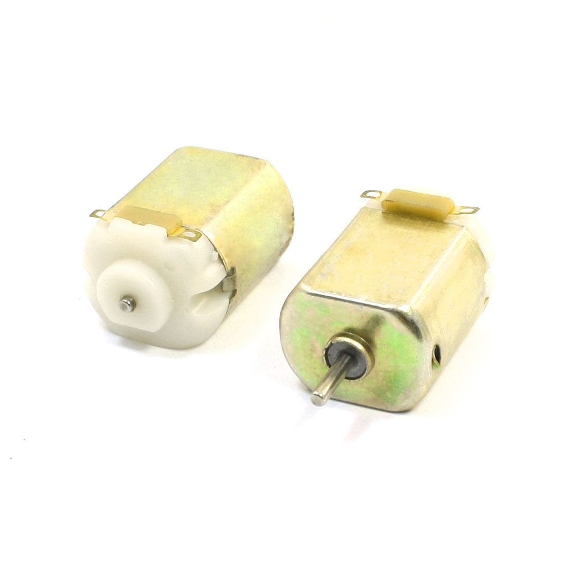 2pcs Cylinder 2 Terminal Electric Magnetic Mini Motor 20000RPM DC 9V