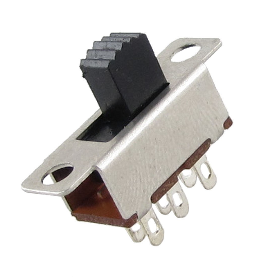 10 x Panel DC 50V 0.5A ON/ON 2 Position DPDT 2P2T Slide Switch 6 Solder Lug Pin