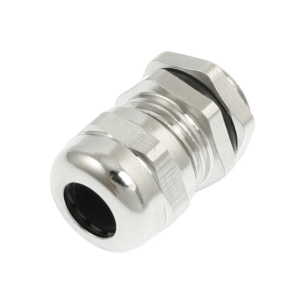 Silver Tone PG7 Waterproofed 2-6mm Cable Gland Connector